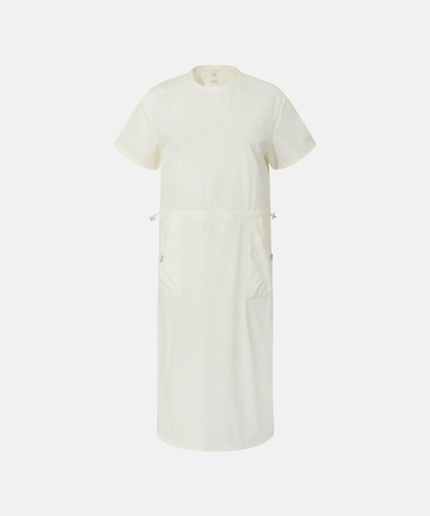 DESCENTE Women'S Cooling Woven Dress Cream Sr122Pop31