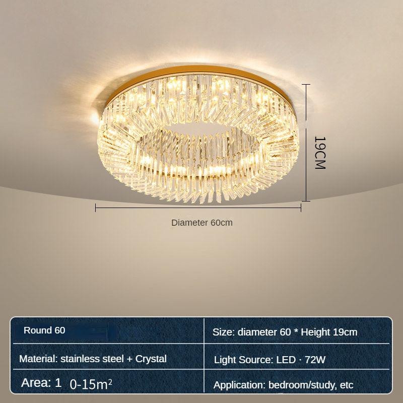 LED závesné svietidlo Luxusný krištáľový stropný luster pre obývaciu izbu spálňu vnútorné dekoratívne svietidlo