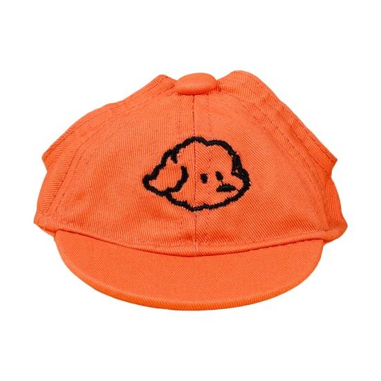Dog Sun Protection Hat with Ear Holes Dog Baseball Cap Pet Canvas Hat Outdoor Pet Visor Cap for Photos Cosplay Parties