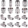 Stainless Steel T Adapter G1/ 2" T-Valve Diverter Valve Three Way Device Hole For Bath Bidet Sprayer Shower