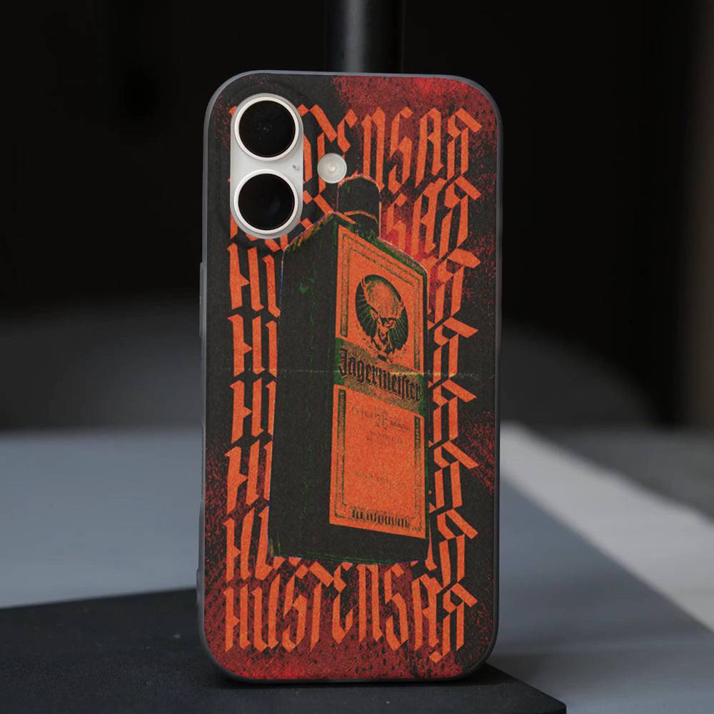 Hallo J-Jagermeister Logo Für IPhone 16 15 14 13 12 11 17 Pro Max Plus Welle Wellige Handyhülle Anti-Drop Abdeckung