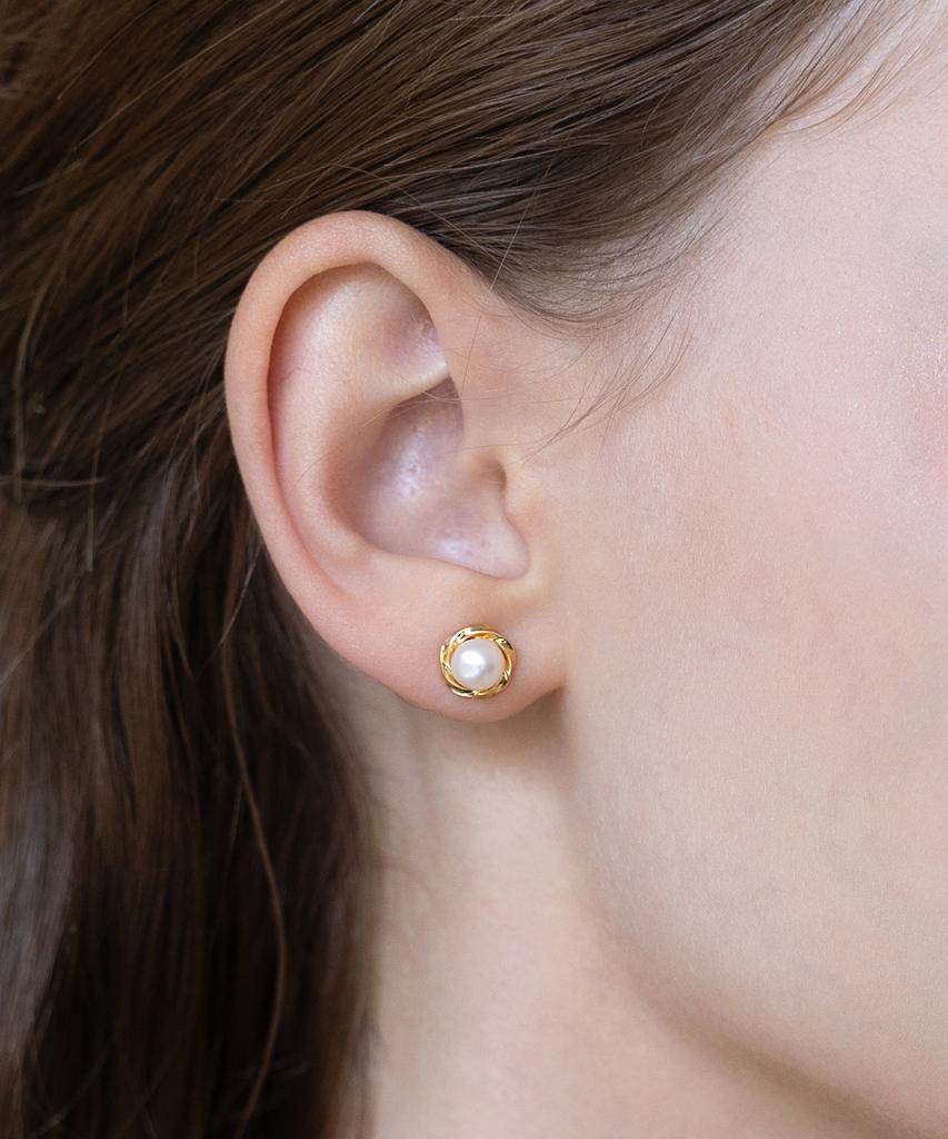 Tatiana (Silver 925) Grace Freshwater Pearl Earrings Ec3276