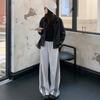 High Street Sweatpants Women's Autumn New Striped High Waist Loose Tights Sweatpants Casual Wide Leg Pants