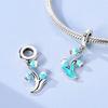 Flower Leaf Charms Bead Nice Copper Craft Dragonfly Dangle Pendant Fit Bangle Bracelet Necklace Handmade Jewellery