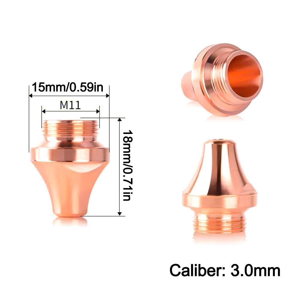 Beveling Structure Laser Cutting Nozzle Fiber Laser Nozzle  Laser Head Accessories
