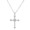 Europeiska och amerikanska Star Cross Hänge Halsband Ljus Lyx Nisch för kvinnor High-End Kall stil Texturerad Zirkon Flash Diamant nyckelbenskedja