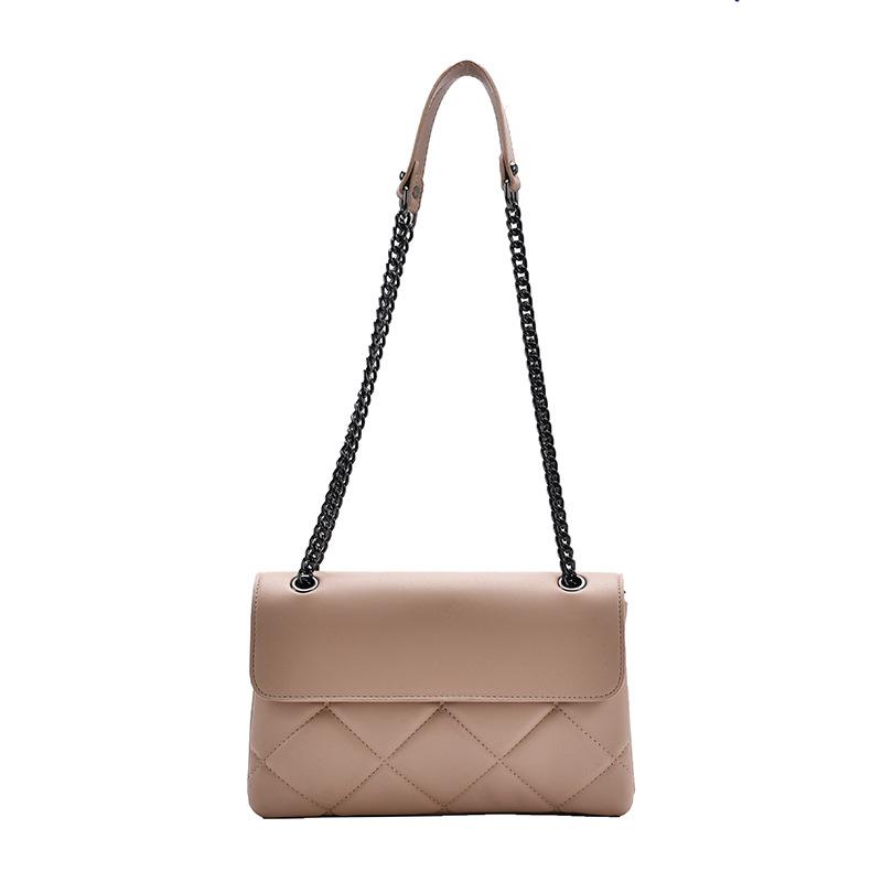 Rhombus Bag Women's Chain Shoulder Armpit Bag New Popular Messenger Bag Simple and Fashionable Small Square Bag