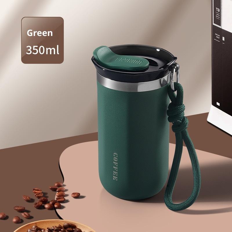 350/500Ml Stainless Steel Coffee Mug Insulated Water Cup Portable Double Wall Vacuum Flask Leak-Proof With Lid Travel Coffee Cup
