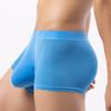 Boxer da Uomo Traspiranti in Seta Ghiaccio con Ampio Sostegno Stile Estivo Leggero Taglia Grande Boxer a Vita Media