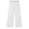 Semir Women's Summer Lace Color-Block Wide-Leg Cool-Feel Pants