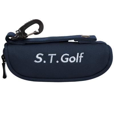 Golf Ball Case Golf Ball Pouch for 3 Balls 5 Colors Lightweight 50g Renewal Made of 900D Polyester High Strength Durability Water Repellent S.T.Golf