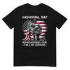 T-shirt Patriotique Drapeau Américain Jour du Souvenir Se Souvenir de Nos Héros Tombés