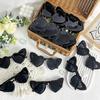 40 Pairs of Heart-shaped Glasses Retro Wedding Party Glasses with Black Frame Lightweight Plastic Frame Suitable for Brides