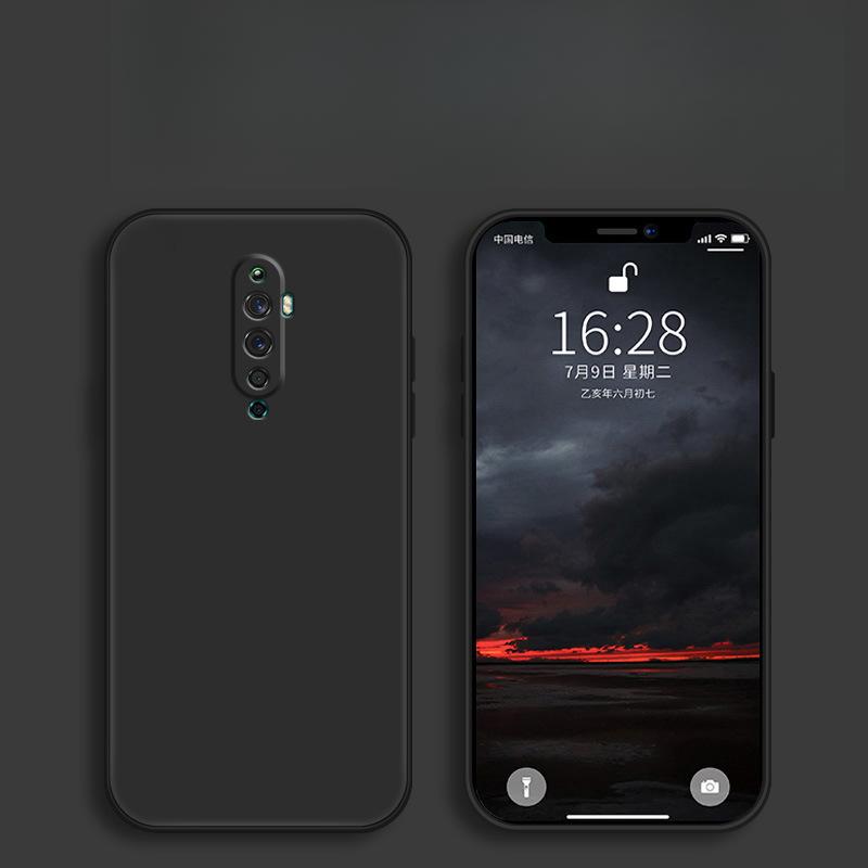 Applicable To Opporeno5k Mobile Phone Case Protection Case Liquid Soft Silicone Full-inclusive Anti-fall Case for Men and Women