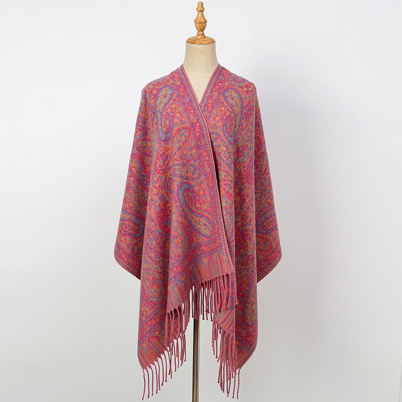 Winter Warm Cashmere Scarf for Women Luxury Print Pashmina Shawl Wrap Neckerchief Female Bufanda Echarpe Design Headband