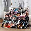 D HD Bruno Mars Soft Flannel Blanket Warm Cozy Plush Throw for Living Room Bedroom Sofa Picnic Kids