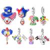 Brand Latest Arrival Authentic Original Charm Bead Components Copper Metal Clown Series Mask Pendant Bead Component Charm Bead Components Compatible