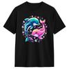 Unisex Unisexs Tshirt Easter Festive Illustration With Charming Dolphin Artwork Tshirts Trending Summer Tees Vintage Cotton Tops