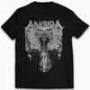 Y2k Angra Flame Goddess Band Brazilian Power Metal Rock Punk Style European High Street Retro Short-Sleeved Men's T-Shirt