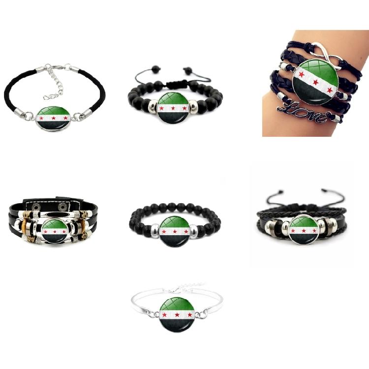 Celebrate Syrian Heritages with This Comfortable Sturdy Handwoven Materials Bracelet for All Generations Outfits