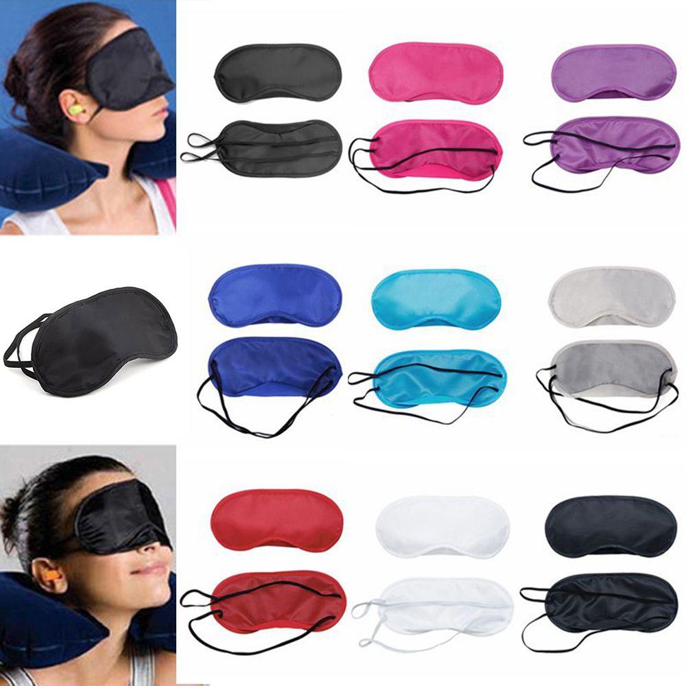 Soft Cover Travel Eye Shade Sleeping Aid Eye Mask Blindfold
