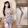 Sexy Sexy Underwear Halter Print Smudge Hip Skirt Summer Seaside Pure Desire Spice Girl Suspender Floral Skirt
