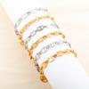 Cute Shape Stainless Steel Bracelet Link Hand Chain for Women Mens Hiphop Rock Punk Boy Wristband Anklet Bangle Metal Jewelry
