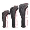 Golf Club for Head Cover for Fairway Woods Driver Hybrids, Long Neck Mesh Golf Club Headcovers with Interchangeable No.