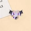 Cartoon Punk Bat Animal Enamel Pin LGBTQ Asexual Pride Equality Rights Brooch Lapel Badge Fashion Jewelry Gift for Friends