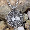 Men Viking Tree Of Life Pendant Necklace Retro Norse Mythology Jewelry Accessory For Male Fashion Gift