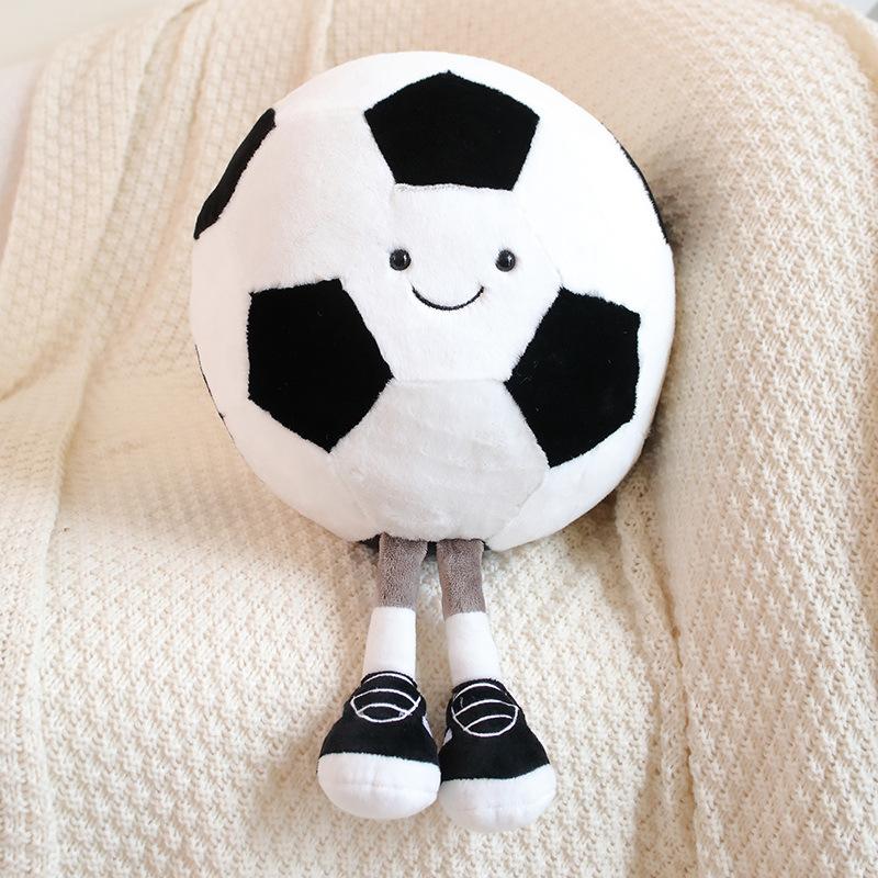 New Fun Sports Football Basketball Plush Toy Comfort Doll Children's Toy Gift Ball Doll