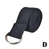 Yoga Strap Cotton Exercise Straps Adjustable D Buckle Gives Flexibility Designed For Yoga Stretching Pilates 1.8Mx3.8CM P8X2 Stylish Appearance