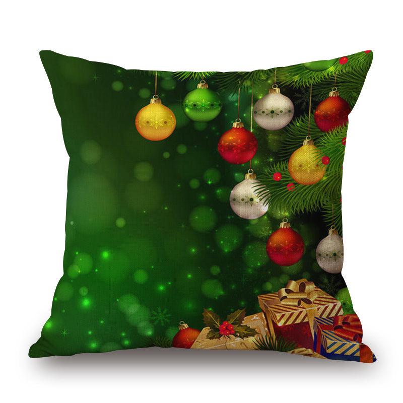 Festive Merry Christmas Xmas Gift Designed Throw Pillow Case Cover Cushion 18 X 18 Inch Versatile Decoration For Living Spaces
