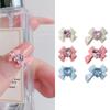 3D Nail Charm Resin Bowknot Rhinestone Nail Art Decoration Accessory Charming Nail Charms Supplies for DIY Manicure