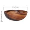 Salad Bowl Practical Durable Wooden Simple Storage Holder Kitchen Bowl Cutlery