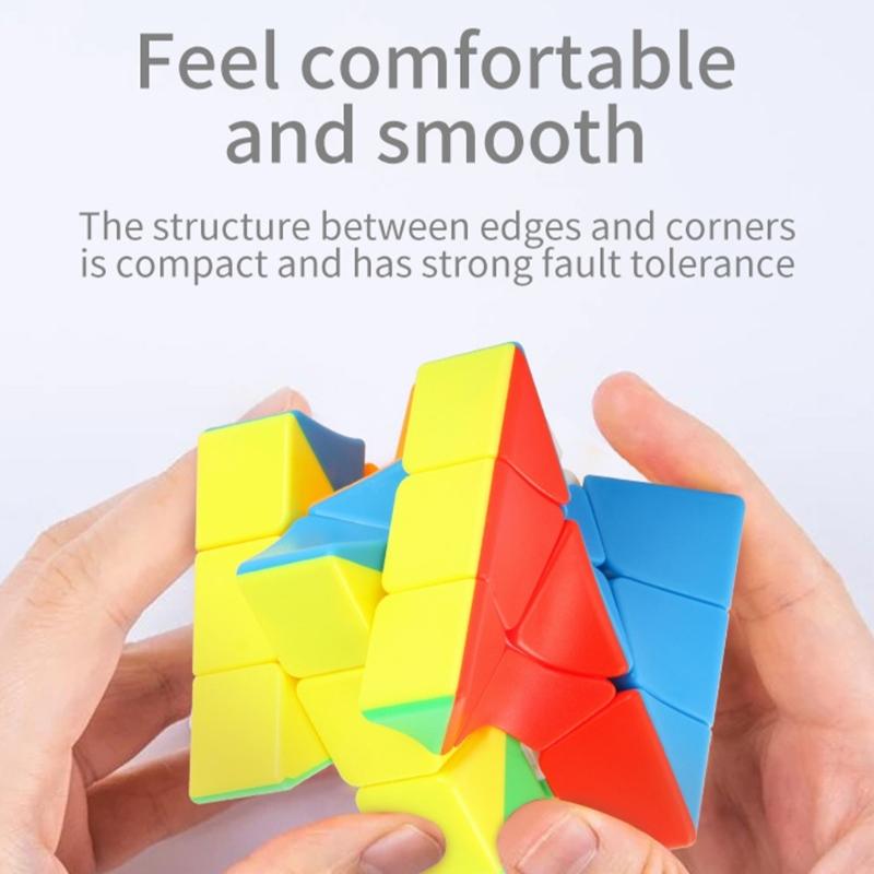 Professional 3x3 Magical Cubes Featuring Seamless Rotation Mechanism And High Visibility Color Stickers