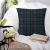 Clan Denholm Tartan Vierkante Kussensloop Polyester Linnen Fluweel Patroon Rits Decor Kussenhoes Huis Kussenhoes