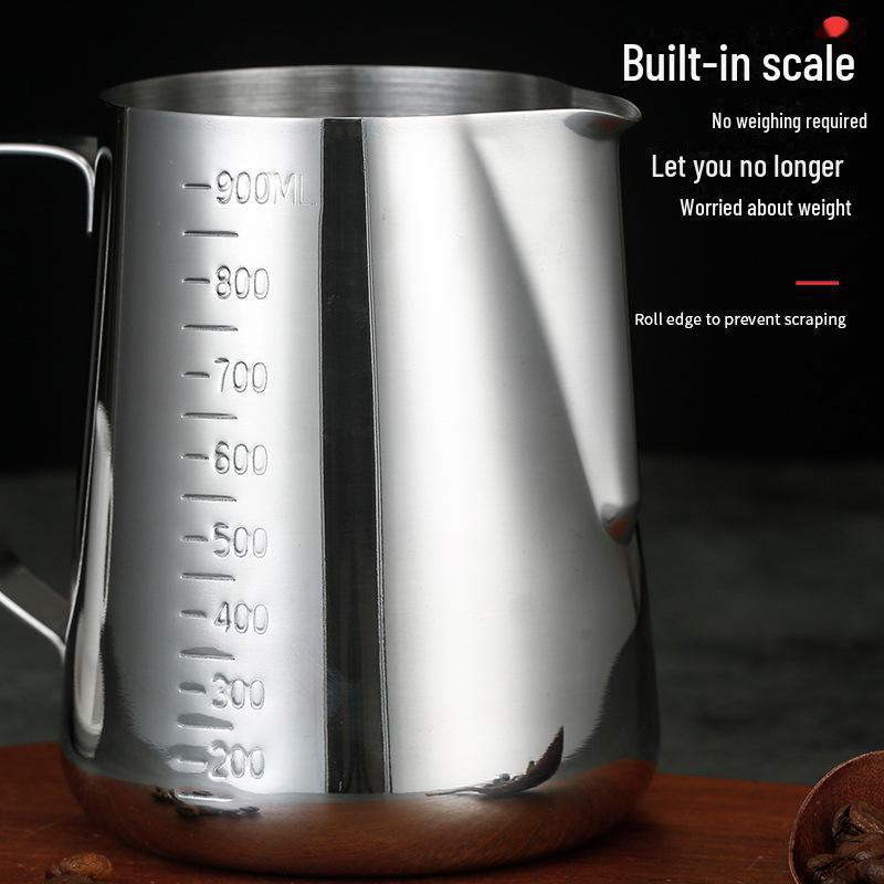 Ceașă de măsurare cu gură conică din oțel inoxidabil 304 pentru cafea, topit ceară și multe altele
