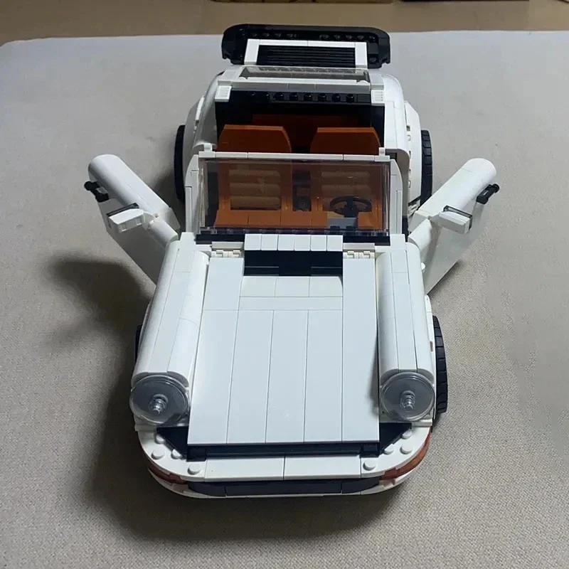 Icons Technické 911 Retro Model auta 10295 Stavebnice 2v1 Závodní modelová sada pro dospělé a teenagery Hračky Vánoce