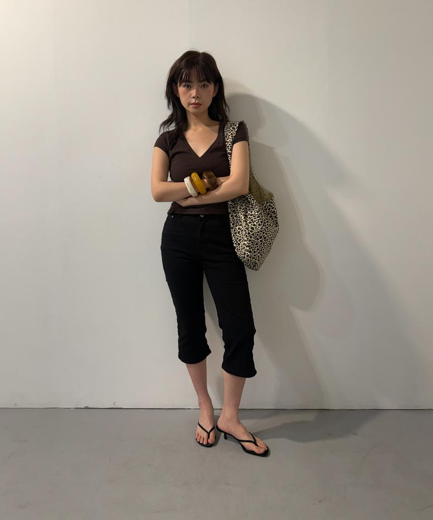 Salbol Fig Leopard Bag [Beige]