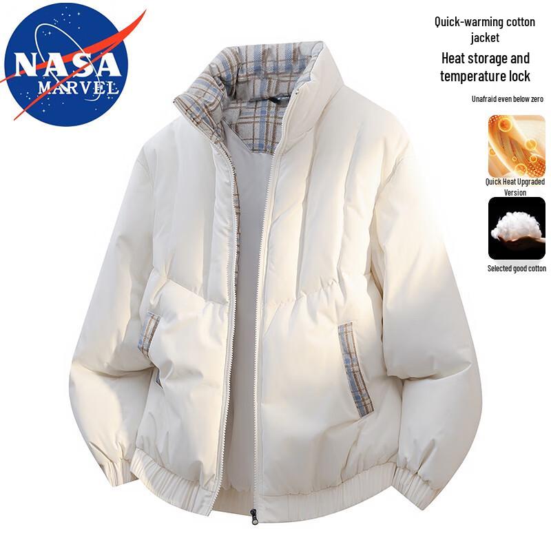 NASA MARVEL Men's & Women's Stand-Collar Padded Jacket