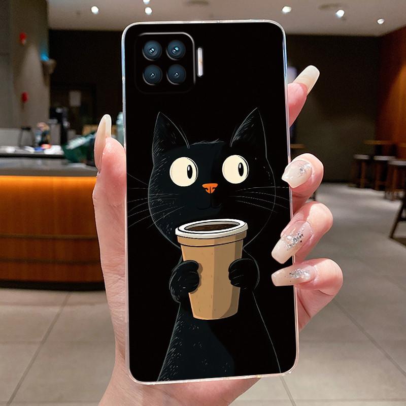 Coque Pour OPPO A73 A93 4G F17 Pro Reno 4F Dragon de Luxe Mignon Cool Garçons Filles Étui de Téléphone Souple Couverture Arrière Coque en TPU Transparente