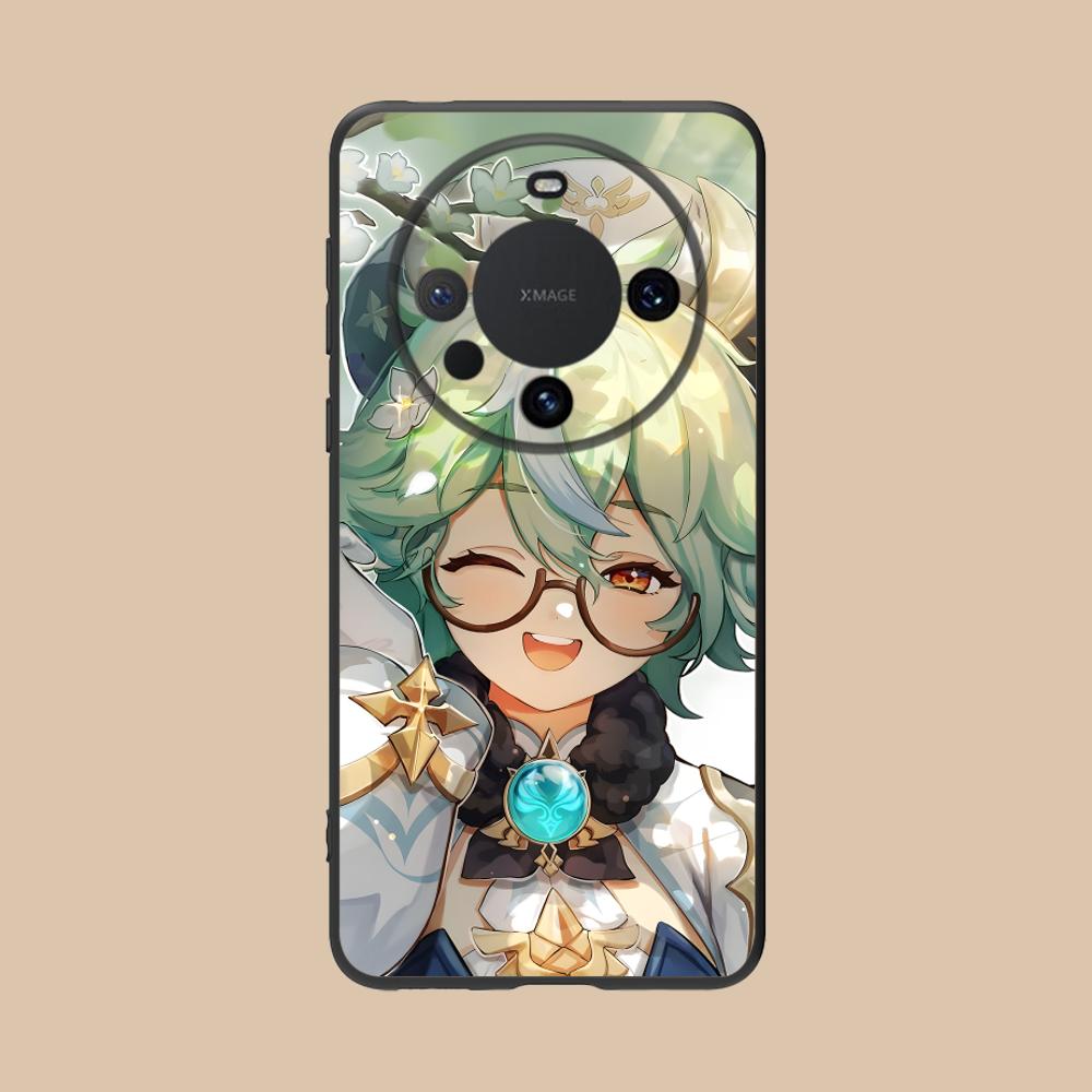 Game GI Sucrose Matte TPU Mobile Phone Case for Huawei Mate 60 50 40 30 20 10 Pro Plus Lite E 5G Colorful Printing Cover