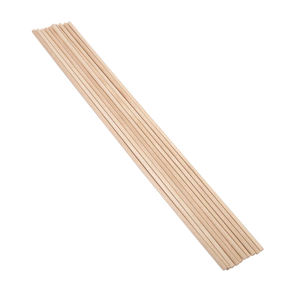 10 db 30 cm hosszú barkácsoláshoz fa művészeti kézműves pálcikák tiplik rúd rudak édes fák fa szerszám 5 méretben