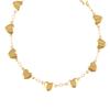 [R3124] - Collier Plaqué Or 'Love' doré - 45 cm 7x7 mm