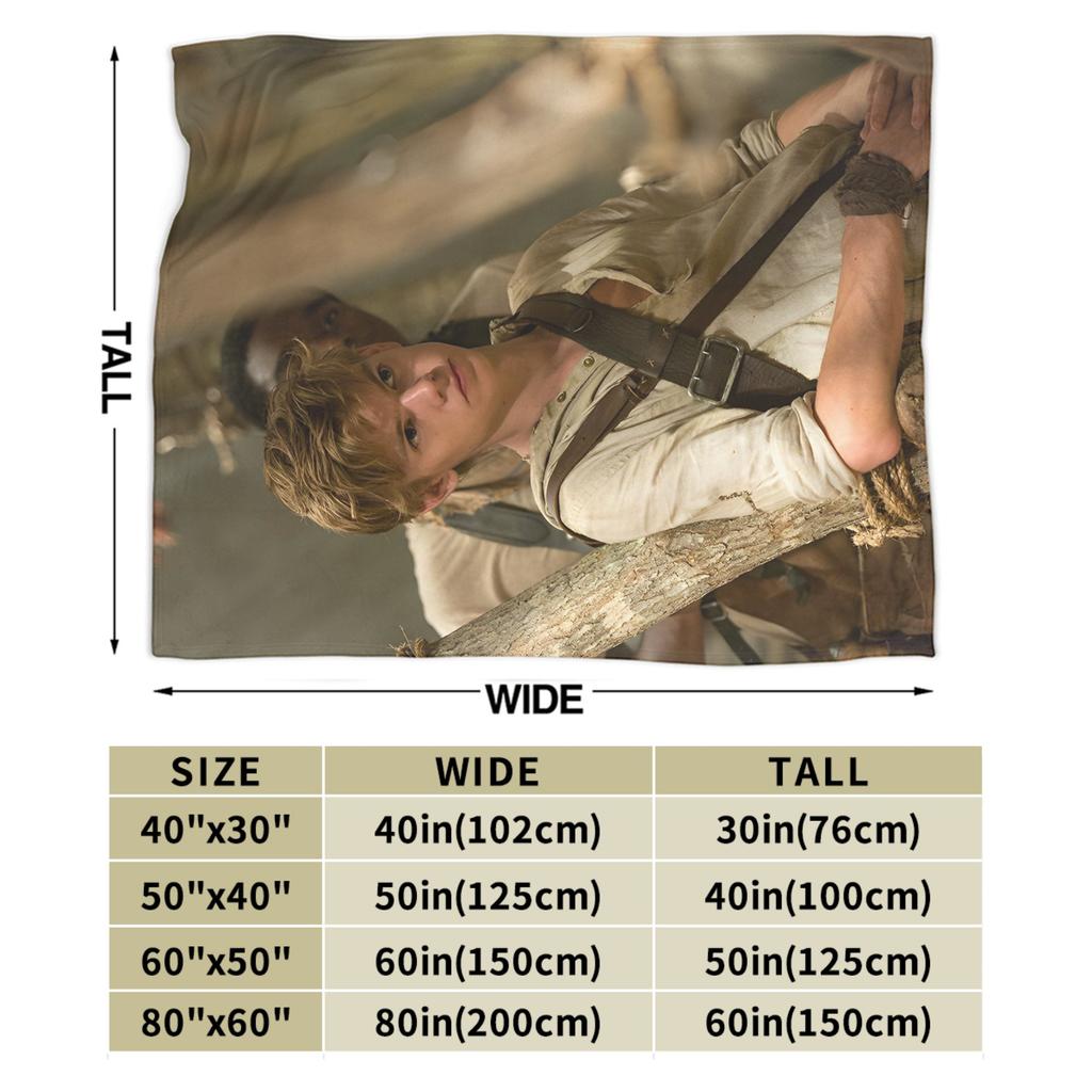 The Maze Runner Soft Warm Blanket Newt X Thomas Travel Office Plush Throw Blanket Couch Chair Flannel Bedspread Sofa Bed Cover