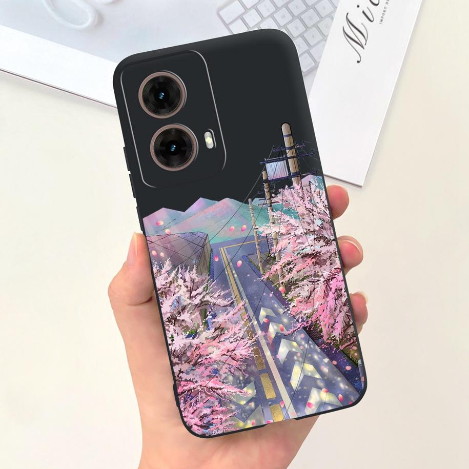 For Motorola Moto G85 5G Case Cute Astronaut Girls Soft Silicone TPU Phone Cover For Moto G85 2024 Funda G 85 MotoG85 Matte Case