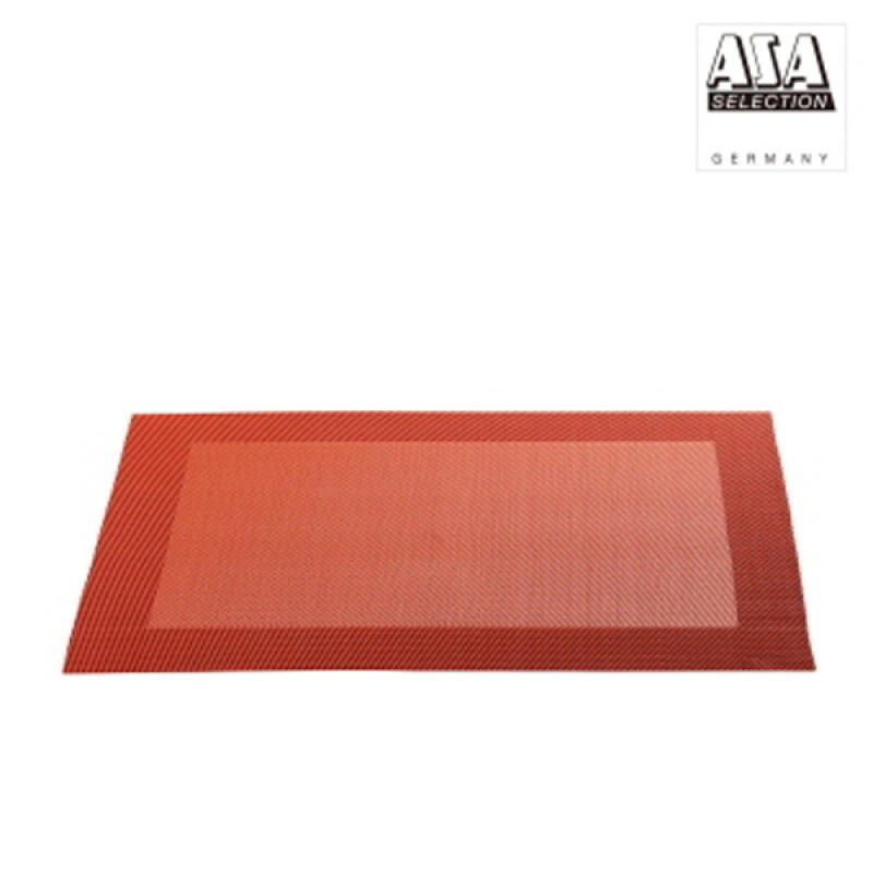 PVC table mat (red)