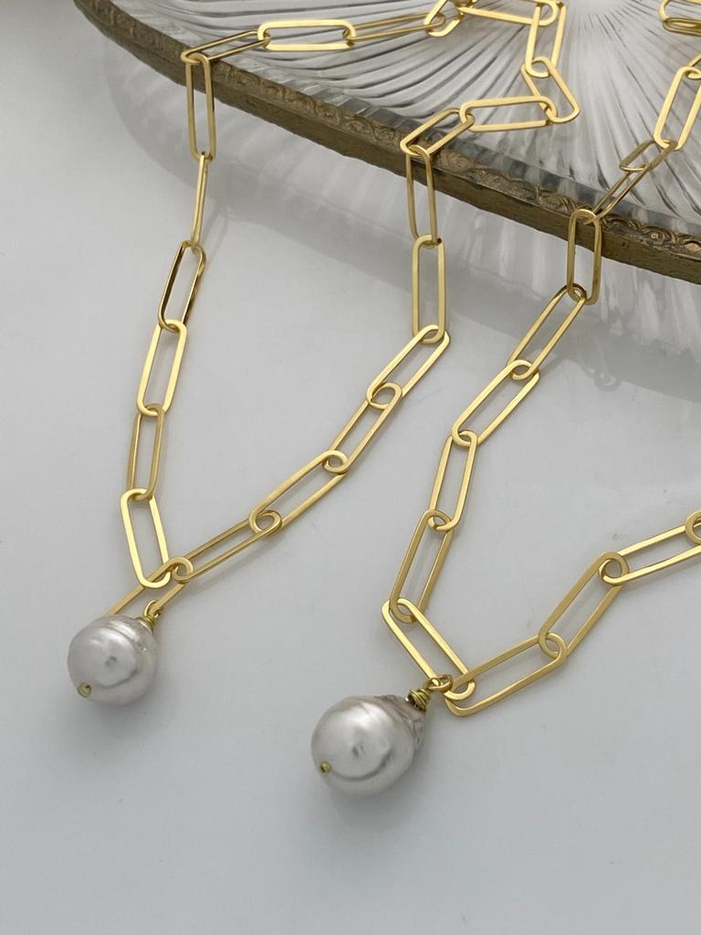 925 Silver Rene Pearl Necklace