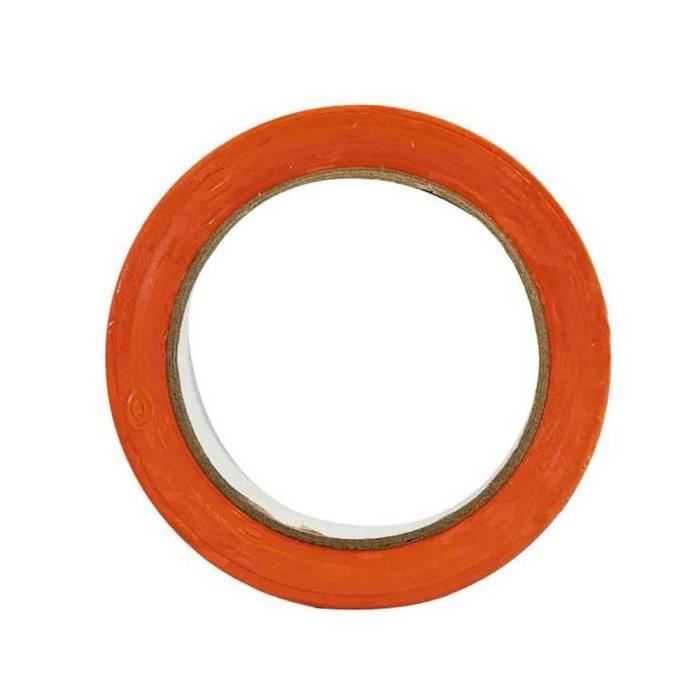 Multipurpose Construction Adhesive Tape, Masking Repair - Orange PVC - 33 M X 50 Mm - Civil Engineering, Building, Plastering Work